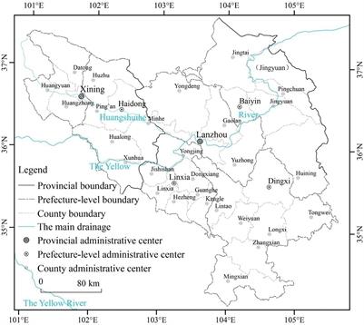 Impacts of industrial agglomeration on industrial pollutant emissions: Evidence found in the Lanzhou–Xining urban agglomeration in western China